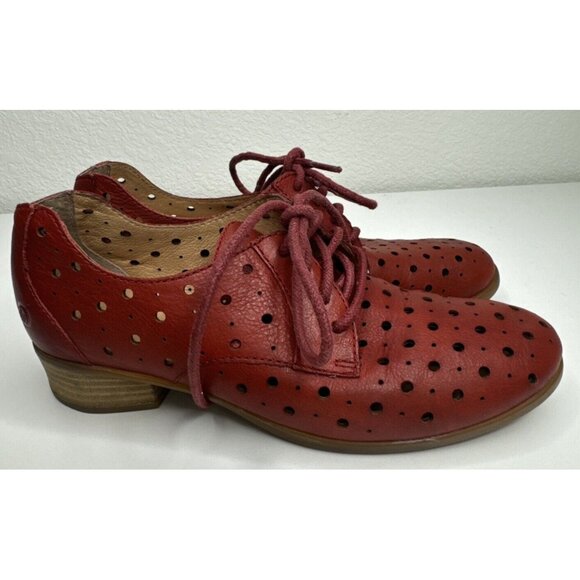 Born Dallyce Oxfords in Red Brick Size 37 6.5 US - Picture 3 of 11